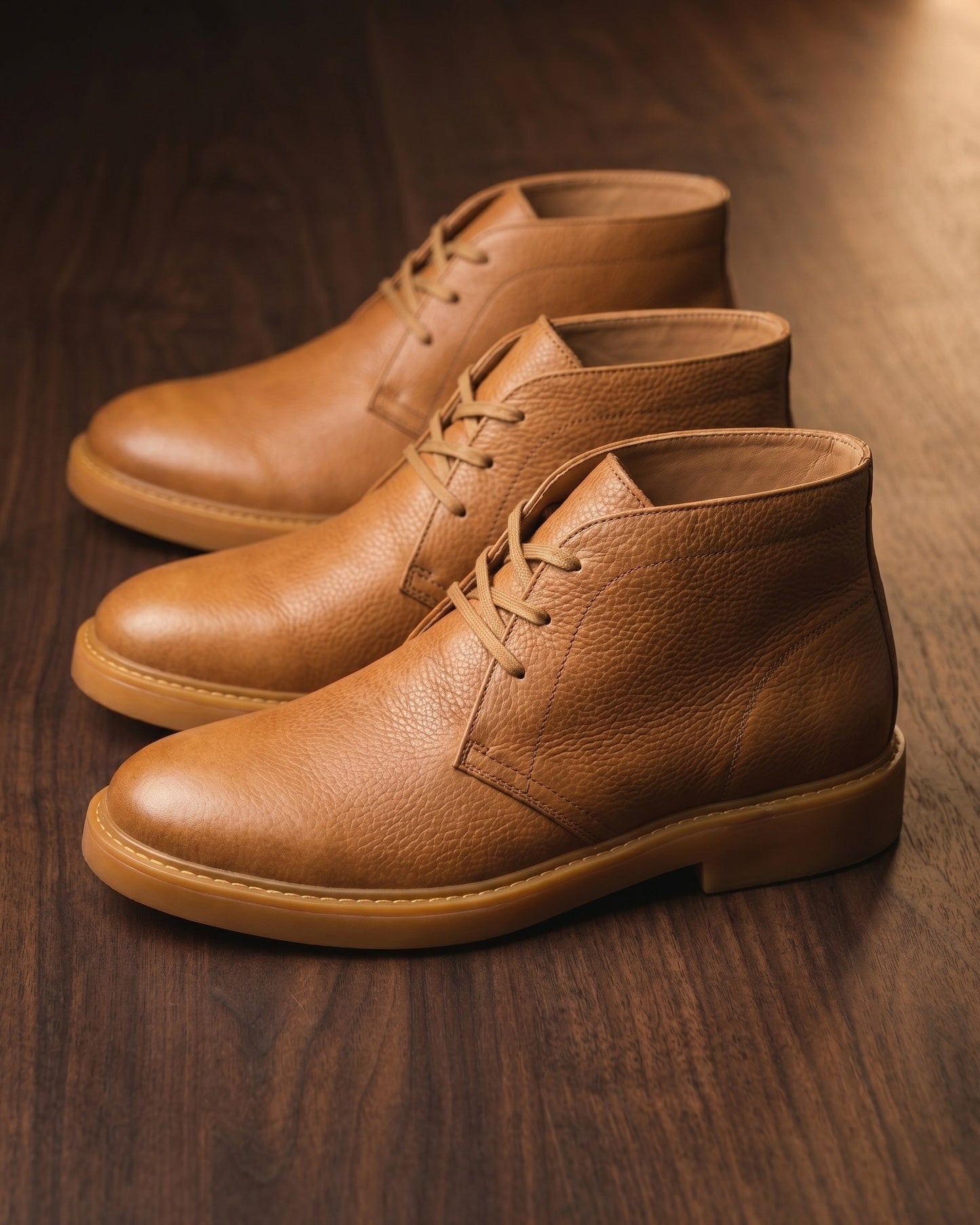 Camillo Pebbled Leather Chukka Boot