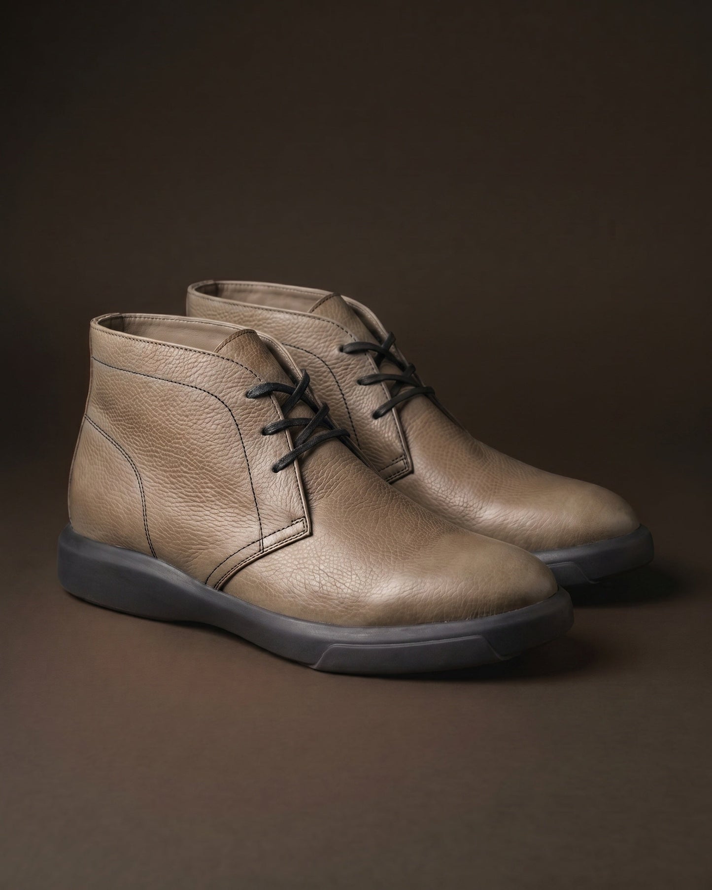 Camillo Pebbled Leather Chukka Boot